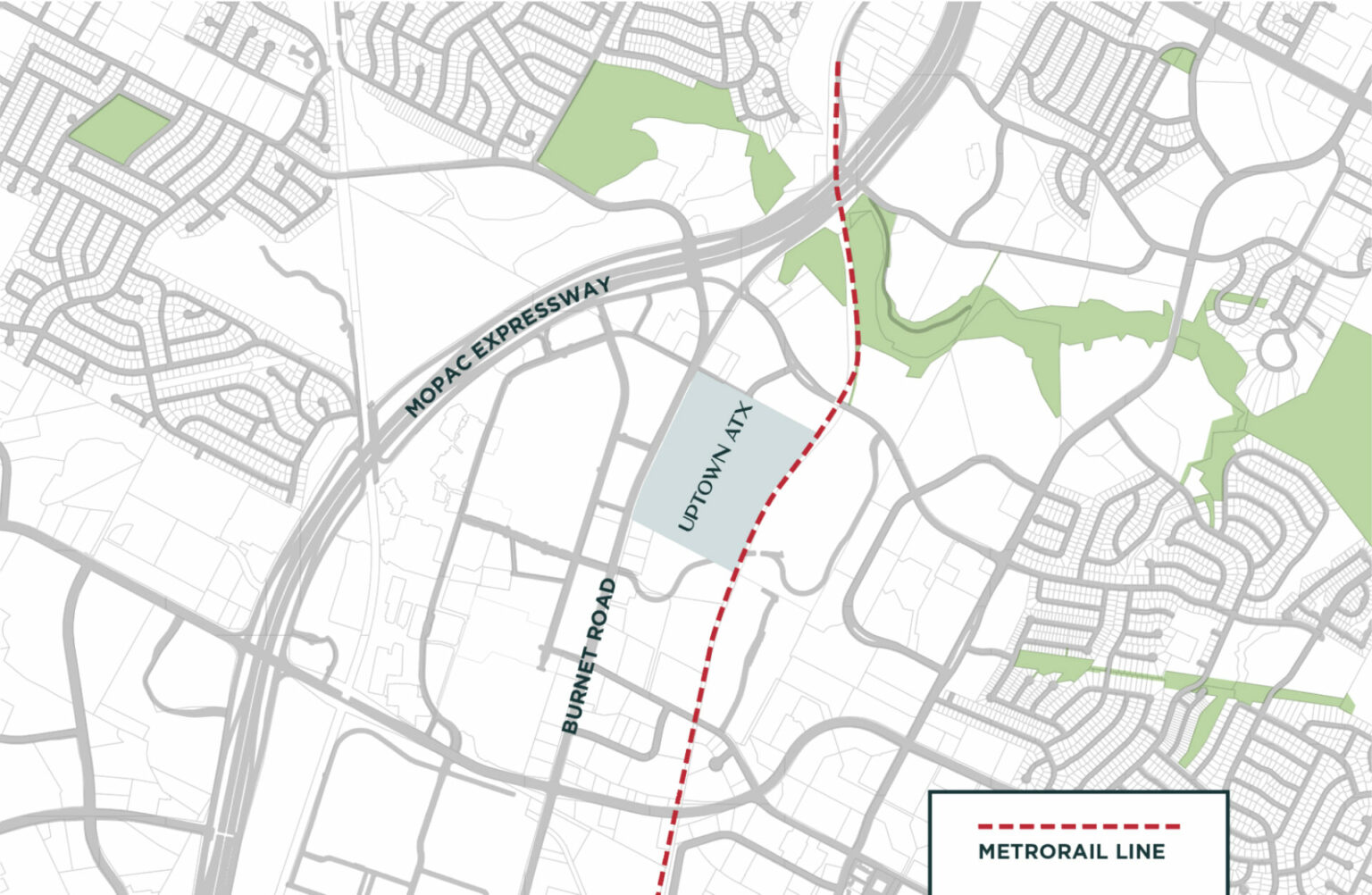 Explore the Location & Neighborhood Uptown ATX